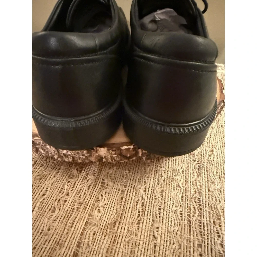 Men's Ecco Elliot Black Lace Up Dress Leather Oxford Dress Shoes Sz-11 EU 45